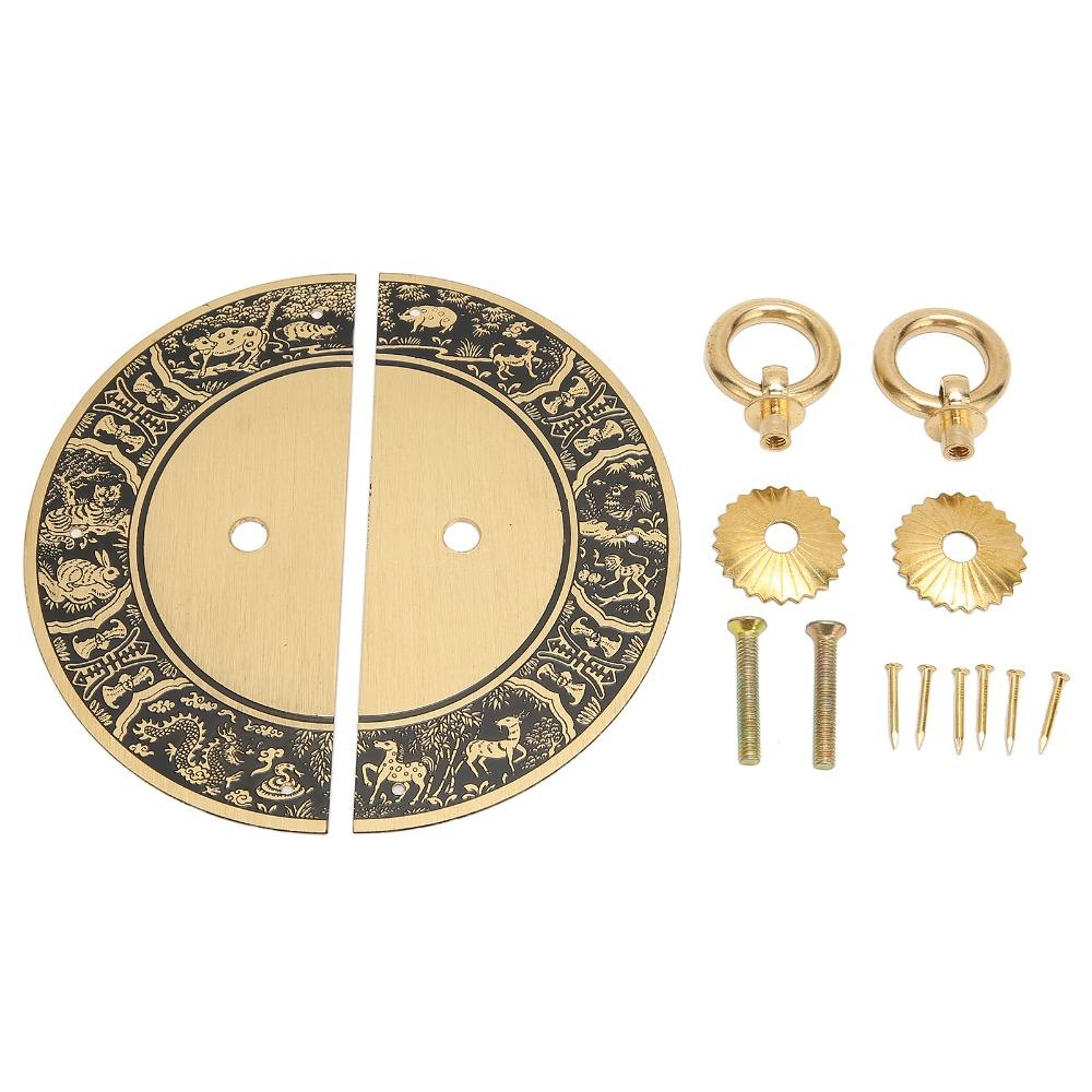 With Screws Double Cabinet Pulls Brass Furniture Handles Antique Cabinet Handles Shoe Cabinet