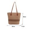 Women's Large Capacity Shoulder Bag Summer Straw Woven Basket Handbag Fashion Female Luxury Designer Beach Bag Shopper Tote Bag CLE