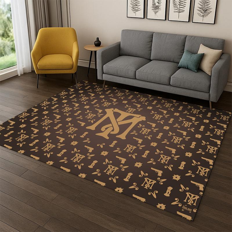 Retro Scarface Classic Movie Tony Carpet Rug for Playroom Bedroom Living Room Sofa Home Decor,kid Area Rug Non-slip Floor Mat
