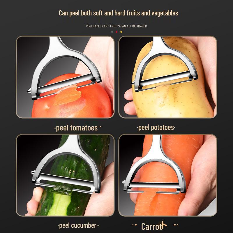 Multifunctional Stainless Steel Melon & Vegetable Peeler Kitchen Gadget