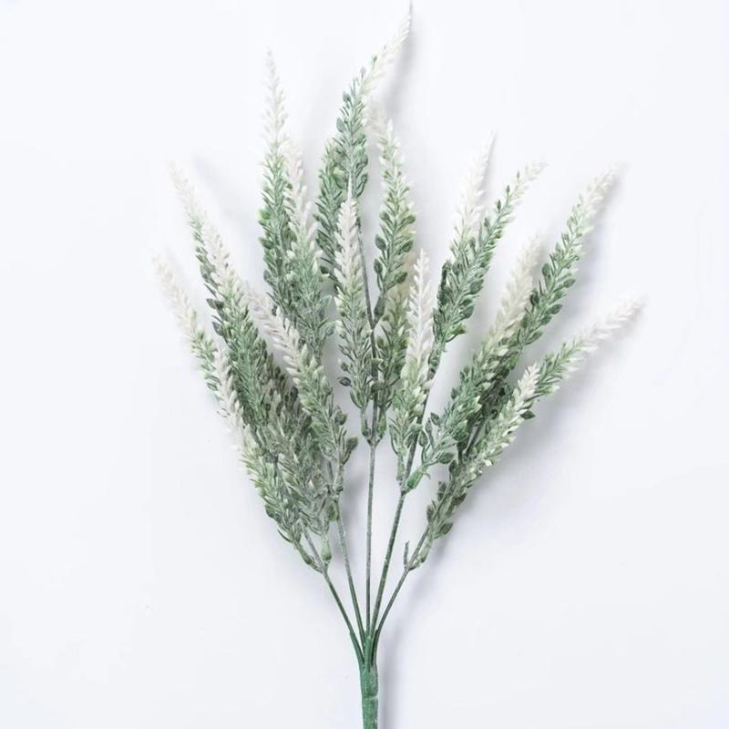 Purple Artificial Lavender Flowers Bouquet Fake Plant For Home Decor Garden Christmas Wedding Decoration Vase Accessories Indoor