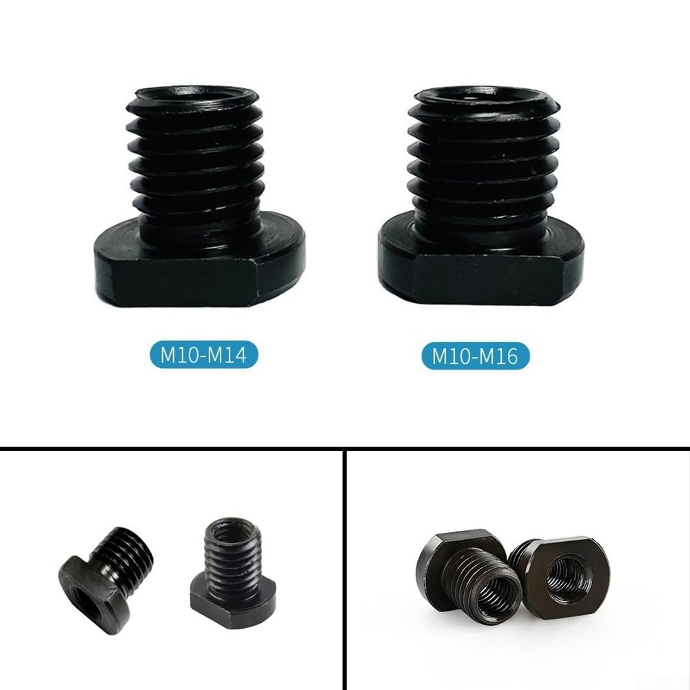 2pcs Adapter Black Converter M10 To M14/M16 Thread