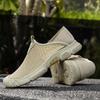 Fashion Comfy Male Walking Loafers Breathable Mens Casual Shoes New Summer Mesh Shoes Comfortable Walking Shoes Light Soft Sole Sneakers