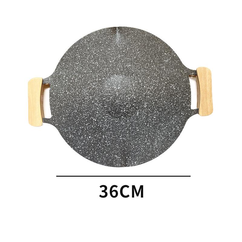 Portable Non-stick Camping Griddle and Frying Pan Set for Outdoor Barbecue Cooking