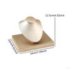 Collar Display Mannequin Necklace Stand Jewelry Organizer PU Leather Versatile And Sturdy Model