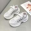 Thick-soled heightening hollow breathable dad shoes women's summer thin mesh shoes casual sports shoes bag head sandals