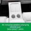 For XPENG G9 24-25 Car Integrated central control silicone pad Wireless water filling cup holder Scratch resistant Accessories