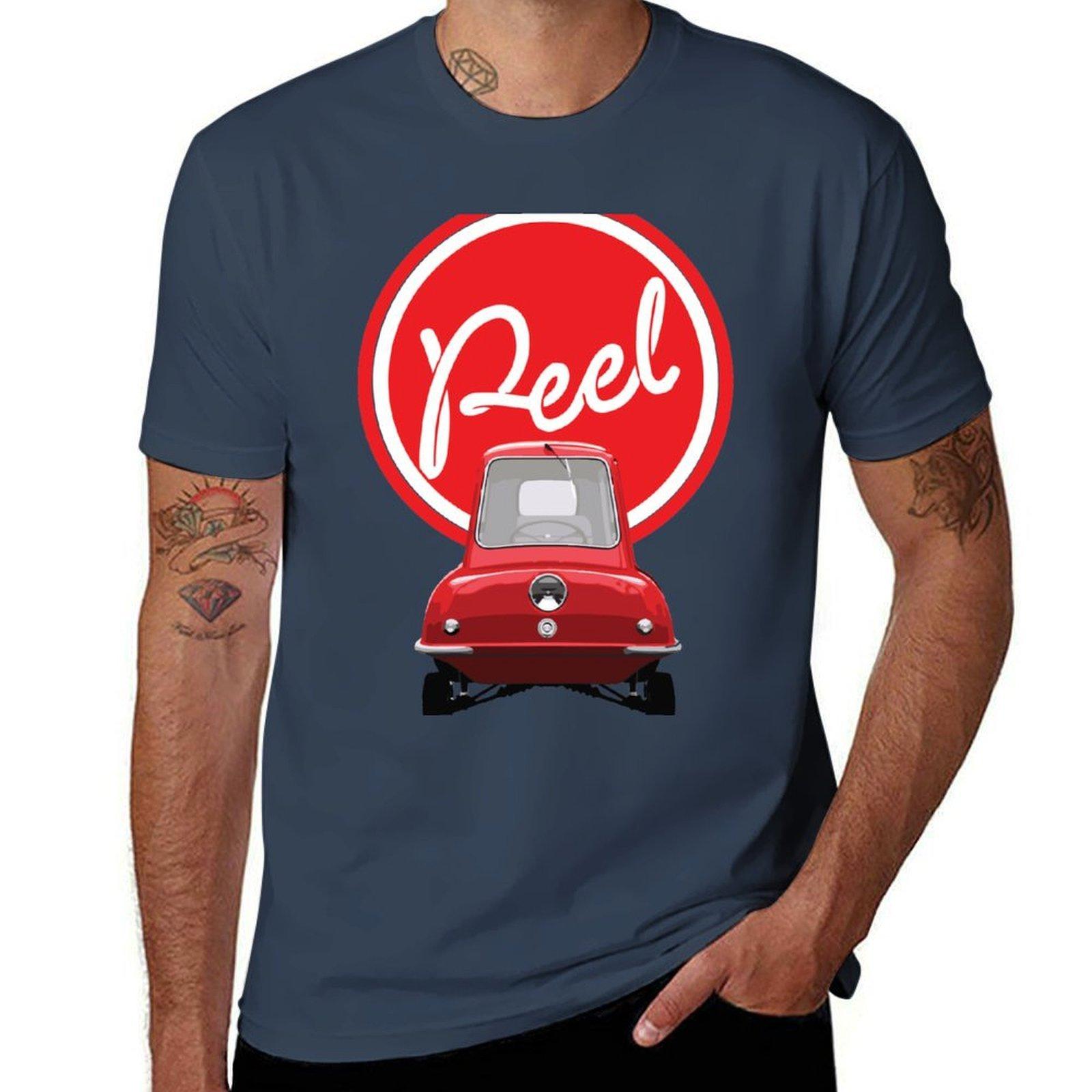 Peel P50 Worlds Smallest Car Tshirt Basic Solid Color Short Sleeve Tshirt S