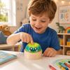Multiple Gradient Colors Dumplings Blind Box Toy Luminous Baozi Fidget Button Toy  Home Decoration