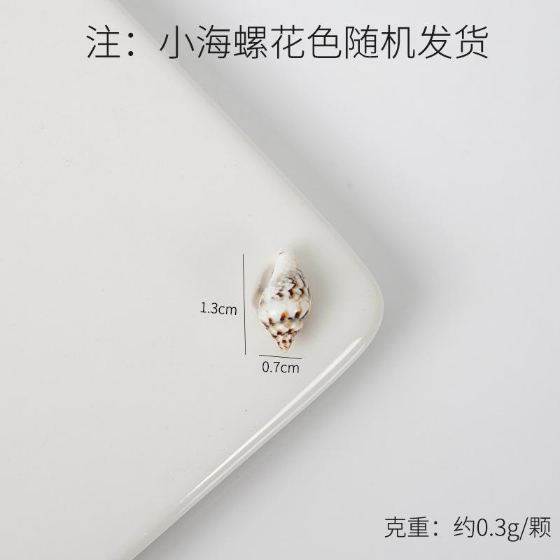 

100PCS Simulation Mini Shell Conch Fake Food Photography Props Micro Landscape Decoration