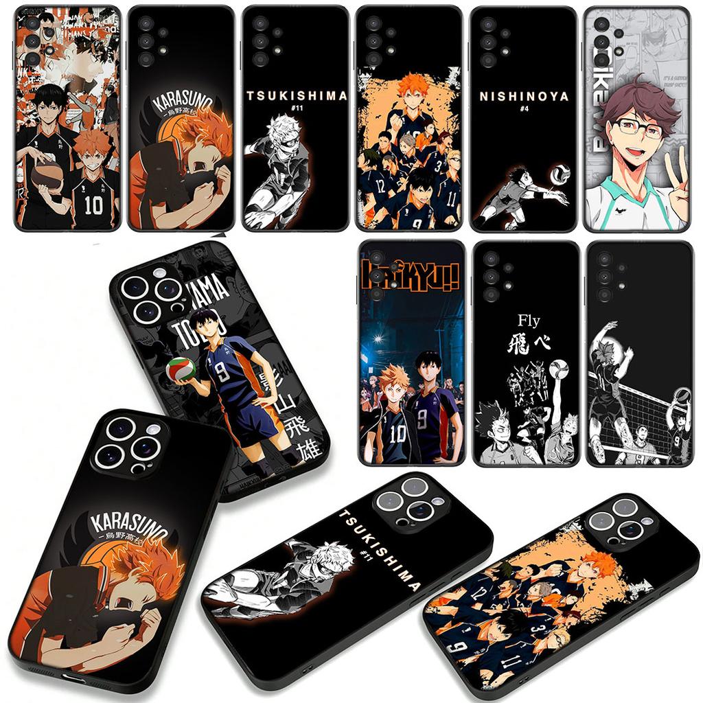 for Samsung Galaxy A25 A37 A57 A12 A14 A50 A51 A70 A71 A72 M15 Note 20 9 8 10 Case Toru Oikawa Haikyuus Hinata Tobio Kageyama
