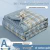 Class A Xinjiang Cotton Summer Quilt - Pure Cotton Filling, Washable, Ideal for Dorms & Single Beds