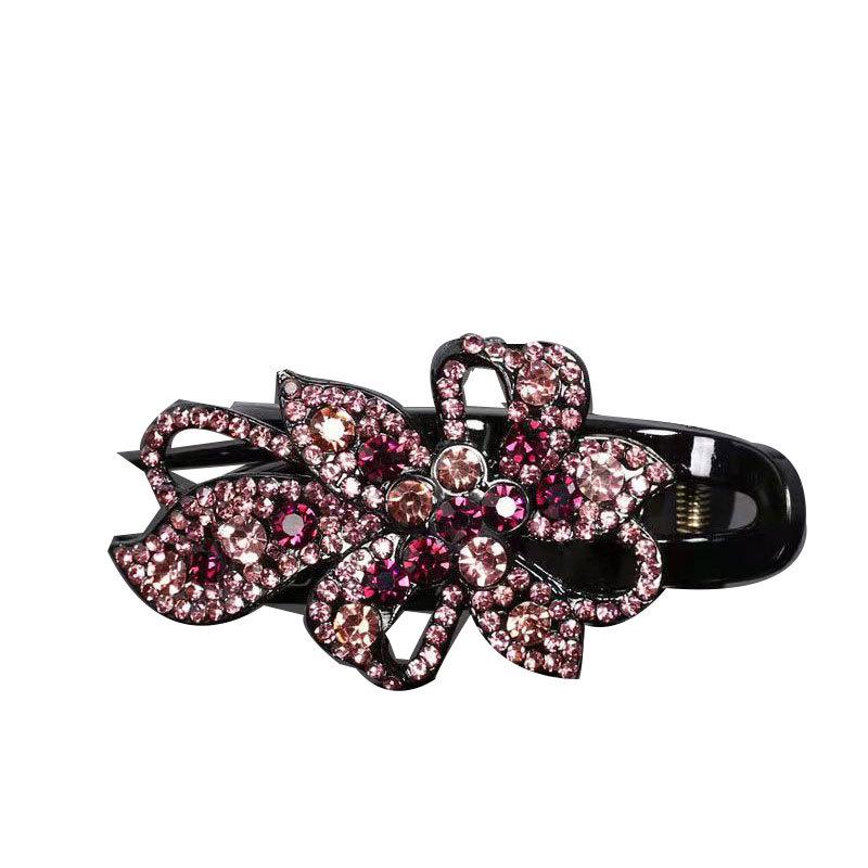 Elegante Strass-Entenschnabel-Haarspange - Koreanischer Stil Krallen-Haarnadel für Mütter