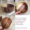Acacia Wood Salad Bowl - Circular & Creative Design, Made from Whole Wood, Ideal for Serving
