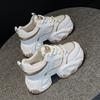 7cm Sneaker Damen Herbst Echtes Leder Frühling Vulkanisieren Plateau Herbst Sommer Slipper Hochwertige Marke Frühling Schuhe Ballerinas