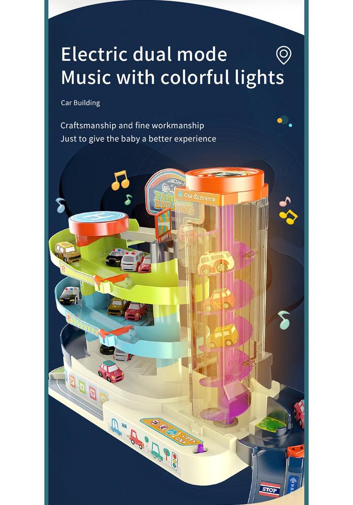 Children's Adventure Toy Car Track: Brain-Boosting Building Set for Ages 3-4