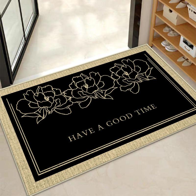 Waschbare Rutschfeste Fußmatten: Saugfähiges Gummi-Leinen für Badezimmer, Toilette, Küche