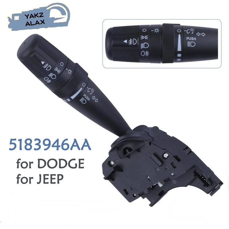 

5183946AA Переключатель фар, противотуманных фар, указателей поворота для Dodge Avenger Nitro Jeep Commander Compass Grand Cherokee Patriot Wrangler