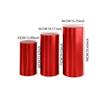 3x Plinth Stand Pillar Covers Tablecovers for Birthday Thanksgiving Wedding