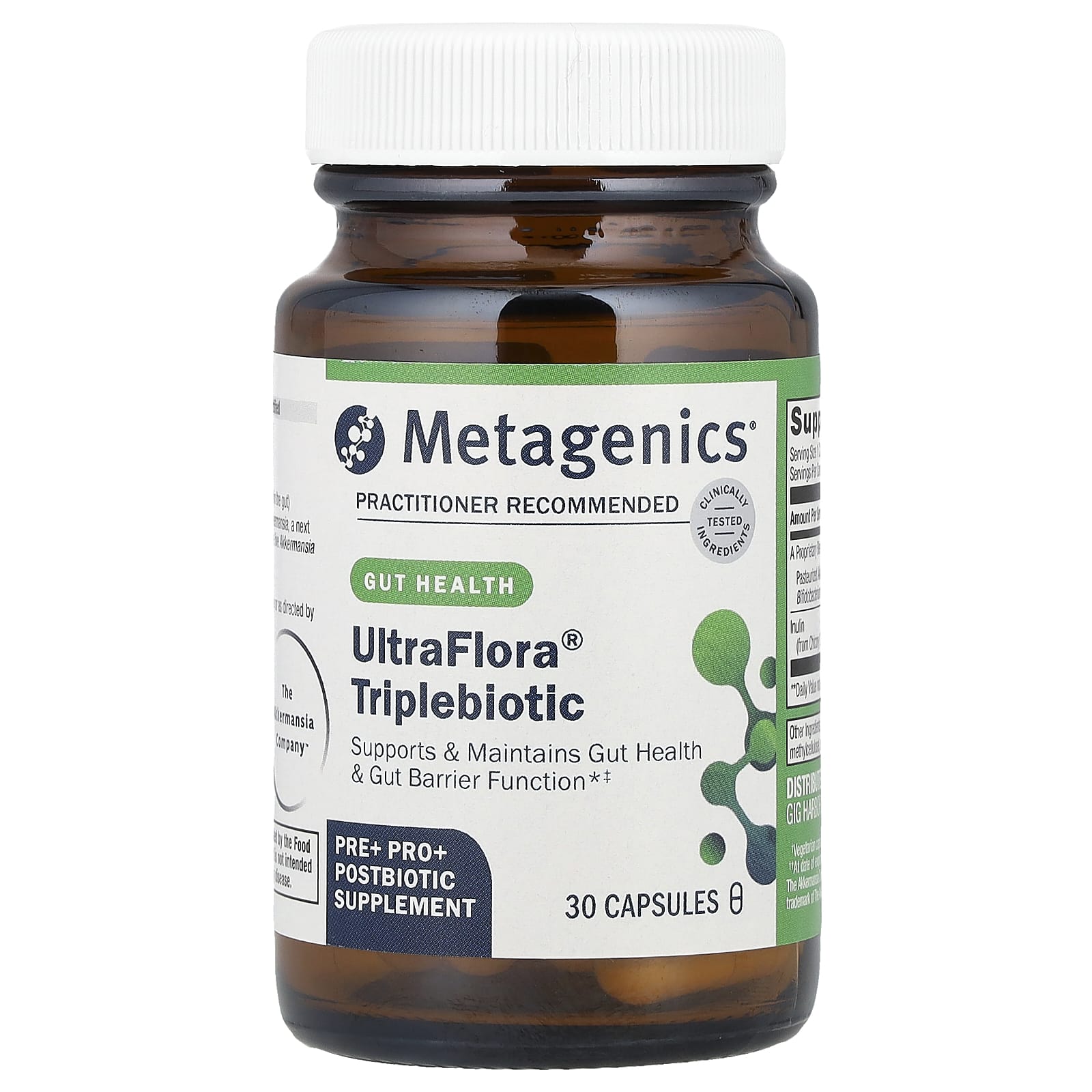 

Metagenics, UltraFlora® Triplebiotic, 30 капсул