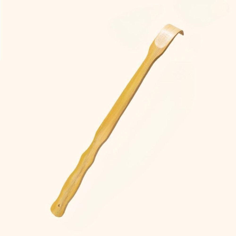 Comfortable Relief Tickling Rake Bamboo Massage Roller Versatile Back Itch Scratcher  Men & Women
