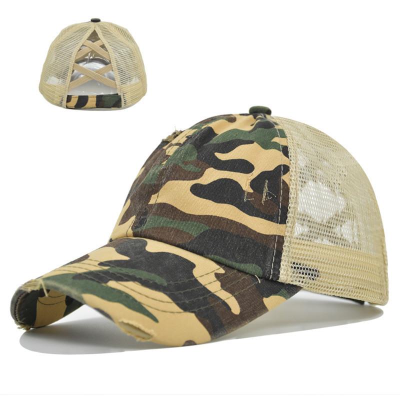 

Color Solid Multiple Baseball Duckbill Caps With Breath Holes For Fashion Style Camo