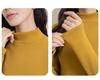 Women's Plush Thickened Half-High Collar Top - Stylish Autumn/Winter 2023 Innerwear