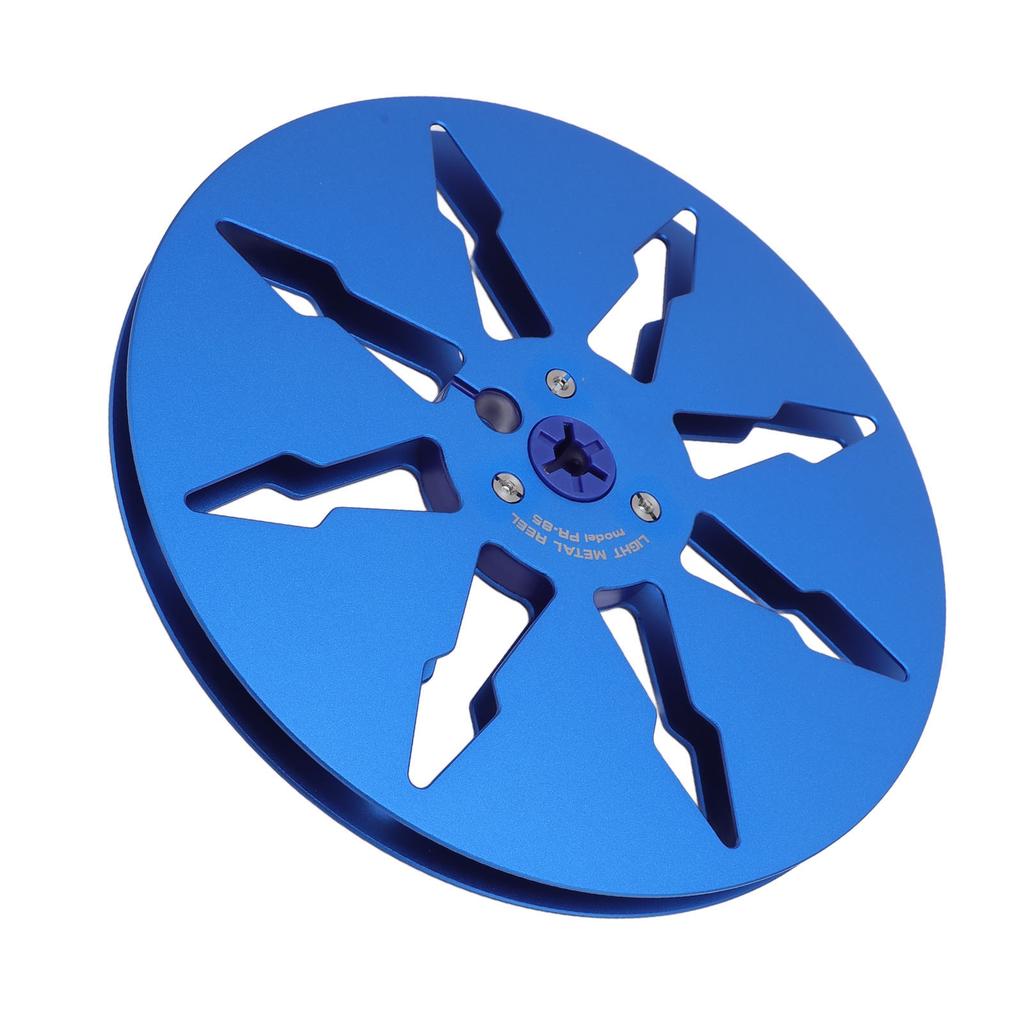 Bobina de bandă goală 14 7 inci Înregistrare sunet 8 găuri din aliaj de aluminiu pentru piese pentru mașină de deschidere ReVox Albastru