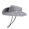9256 summer outdoor fishing hiking hat children breathable versatile sun hat men's large brim sun protection bucket hat