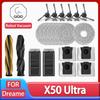 For Dreame X50 Ultra / S40 Enhanced Edition Vacuum Parts Main Roller Side Brush Hepa Filter Mop Cloth Dust Bag Accessories