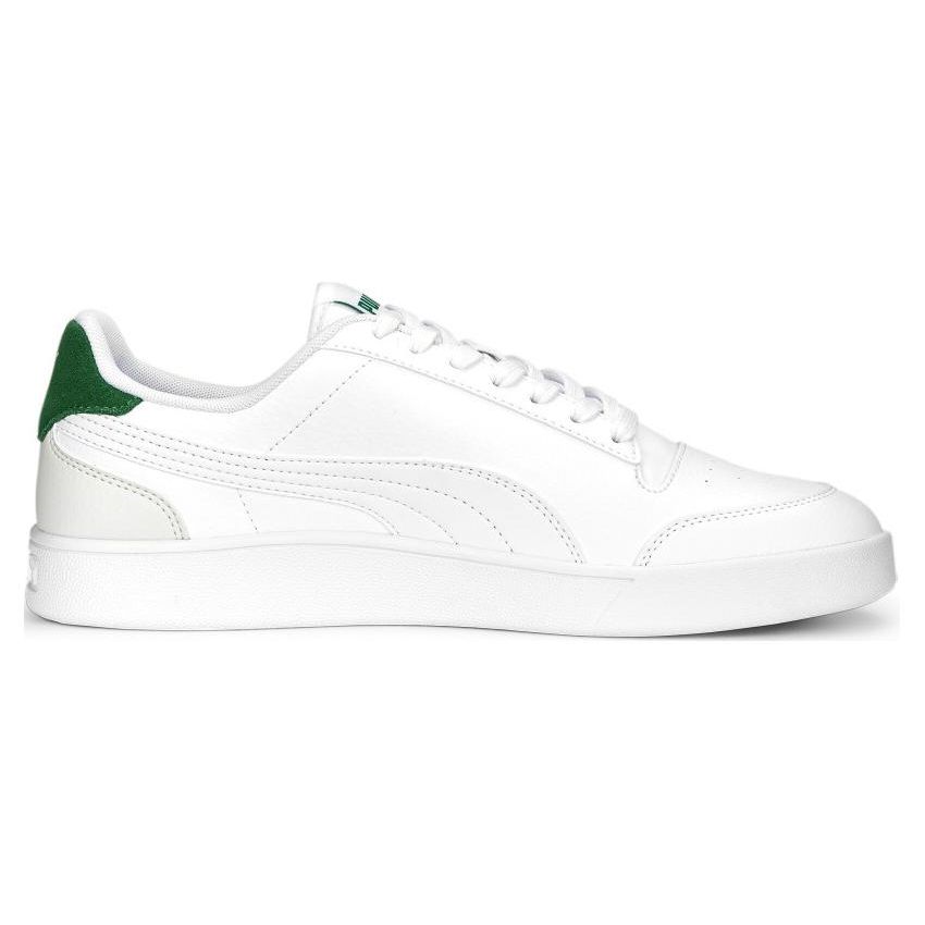 Puma Shuffle Shock Absorbing Durable Low Top Skate Shoes Unisex Sneakers White Green 309668-25