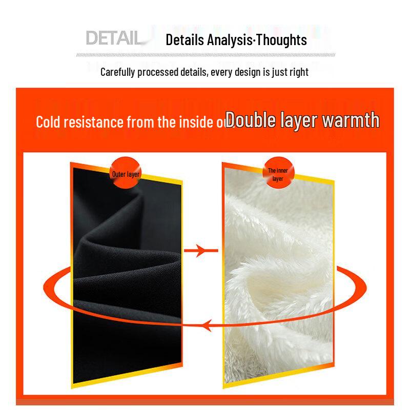 Men's Winter Fleece Lined Casual Pants