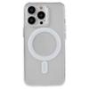 WANLONFENG LM Series For iPhone 13 Pro Clear Phone Case Compatible with MagSafe with Screen Film (Big Lens Hole)