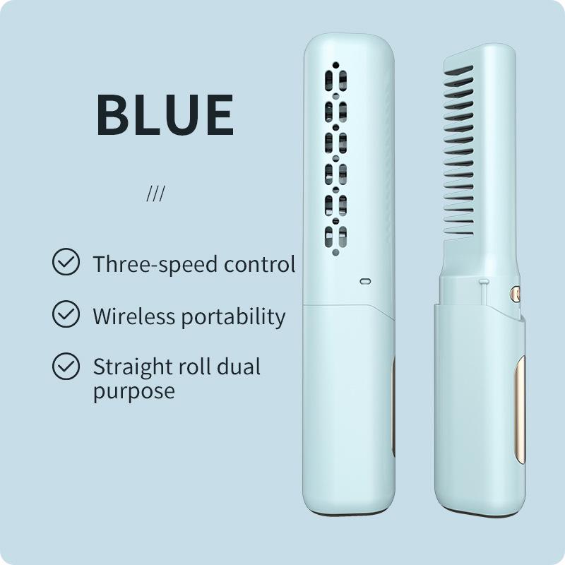 Wireless USB Charging Portable Straightening Comb for Travel