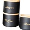 3 stück Luftdichten Küche Kanister Speisekammer Gläser Container Dekorative Kaffee Tee Zucker