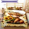 3pcs Custom Name Cow Bedding Set Duvet Cover Closure Includes 1 Duvet Cover & 2 Pillowcases, Soft and Comfortable for All Seasons.