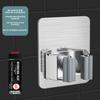 Wall-mounted Mop Holder Without Drilling - Stainless Steel Bathroom, Kitchen and Toilet Mop Holder Storage Hanging Frame, Fixed Clamp