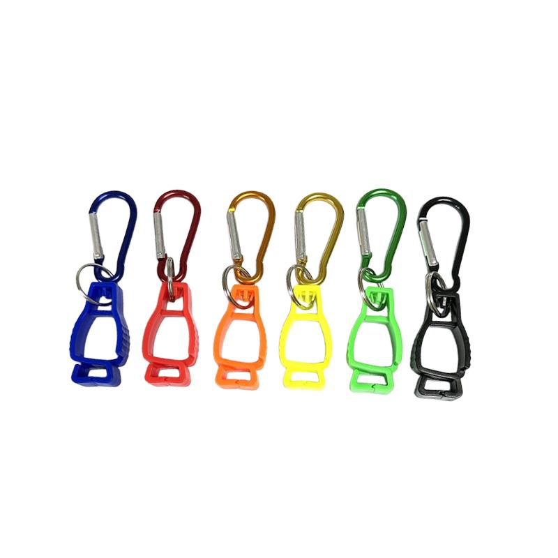 5Pcs Glove Clip Hanger Safety Glove Holder Aluminum Alloy Working Gloves Clip Keys Safety Clamp Gloves Guard Accessories