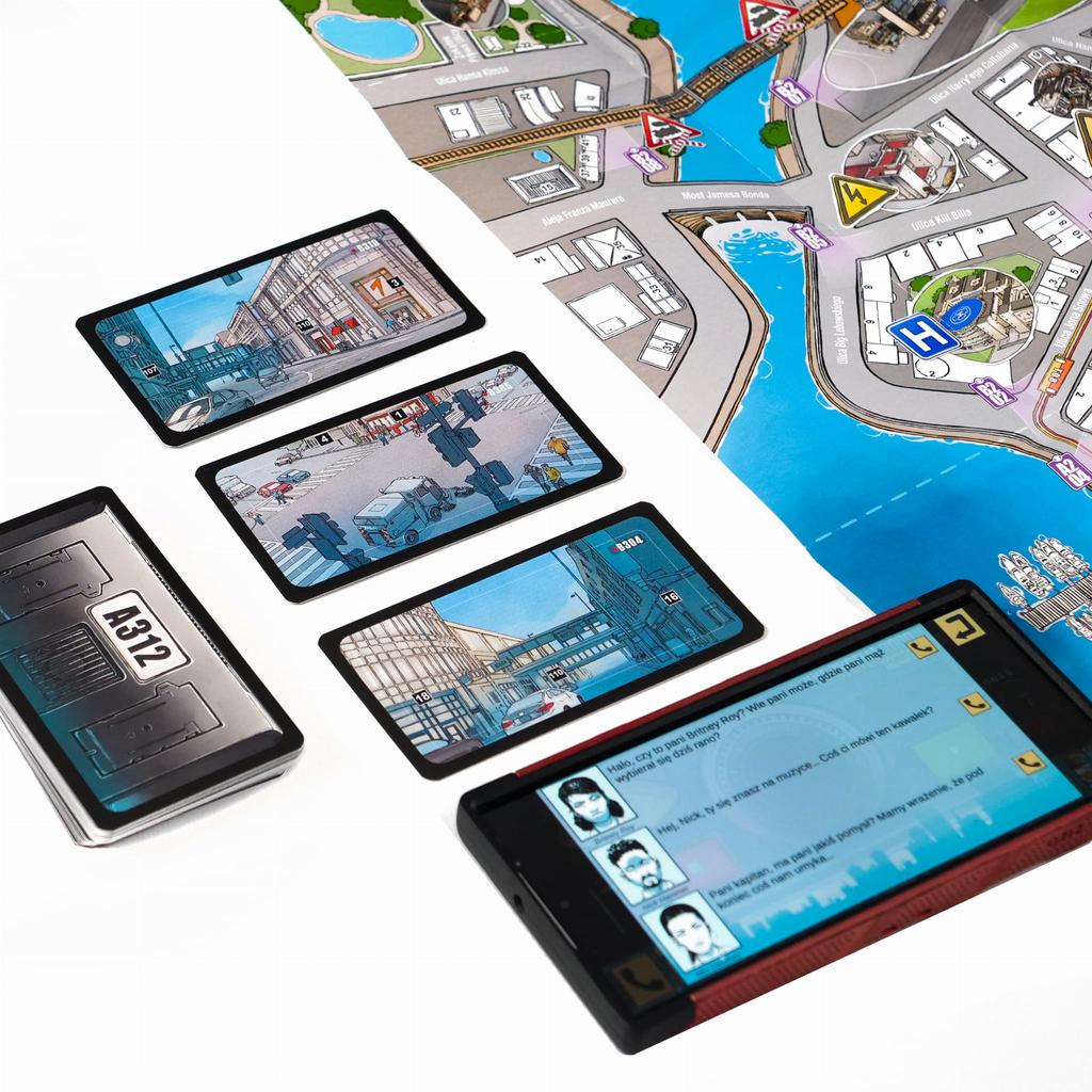 Tracks. Audio detective. Board game. Muduko