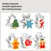 Christmas Cookie Cutters Moulds Stainless Steel Xmas Theme Biscuits Mold DIY Dessert Pastry Decoration Baking Tools