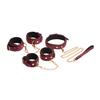 Xr Brands 6-Piece Velvet Bondage Set