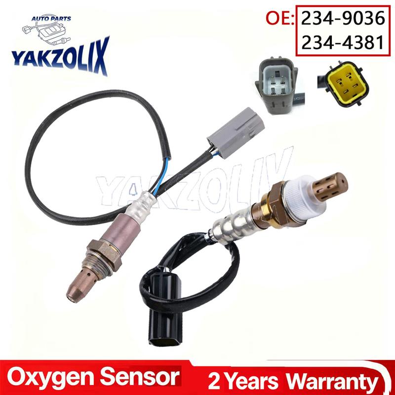 2Pcs For Ford Nissan Altima Maxima 3.5L 2010 2011 2012 2013 Front Upstream Rear Downstream 4 Wires O2 Oxygen Sensor Car Parts
