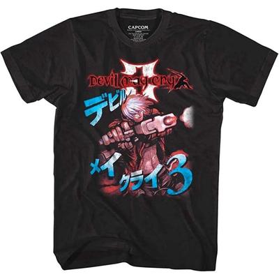 Kiss Oxygen Devil May Cry Dmc 3 Capa de Jogo Japonês Camiseta Masculina Dante Vintage Arcade Gamer XS