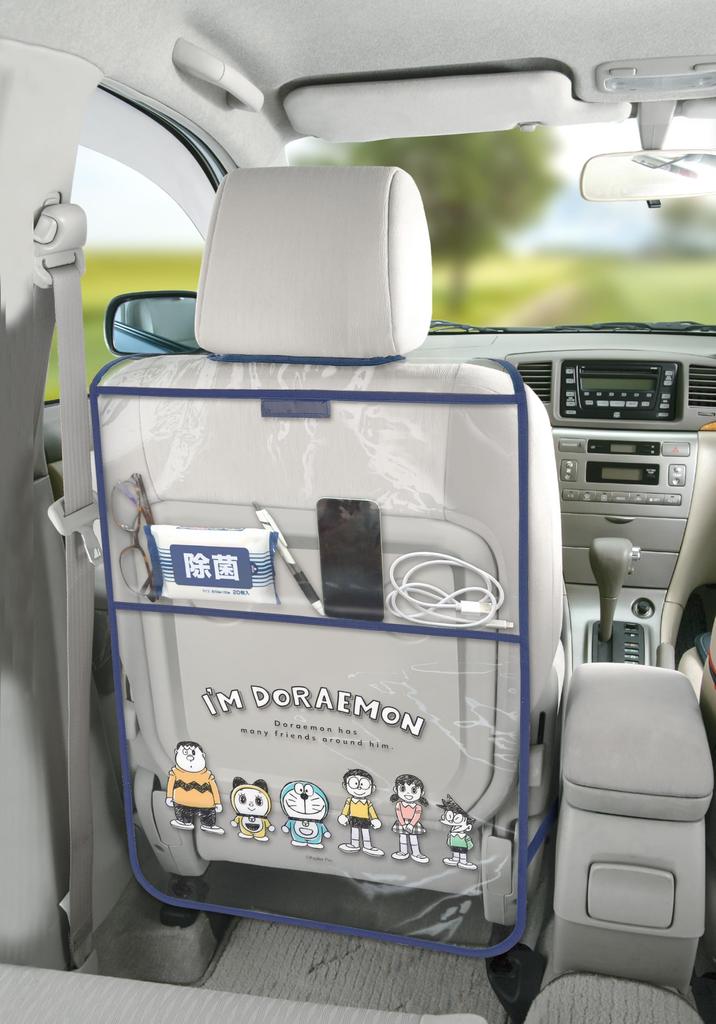 Meiho DORAEMON Rear Seat Kick Guard Seatback Pocket Clear DE0353