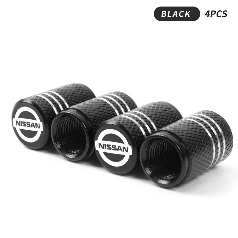 Automobile Tire Inflation Nozzle Cover Bolt-in Aluminum Theftproof Valve Caps For Nissan Nismo Tiida Teana Skyline Juke X-trail