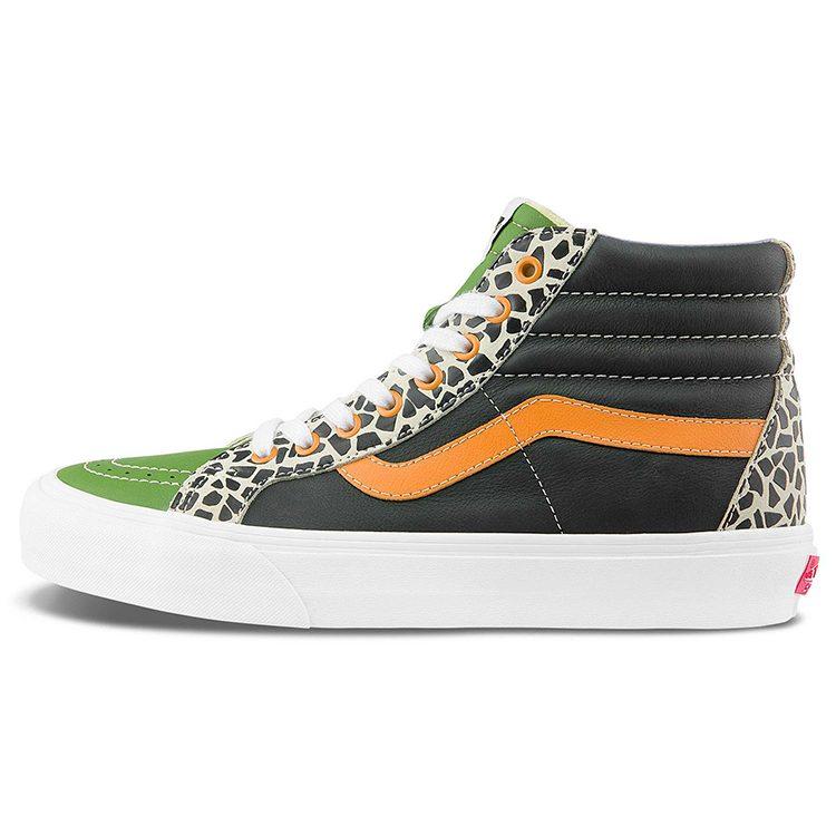 Sk8 Vans-Hi Reissue Ef Vlt Lx 'Animal Print - Cactus Black' VN0A5HUX9MV
