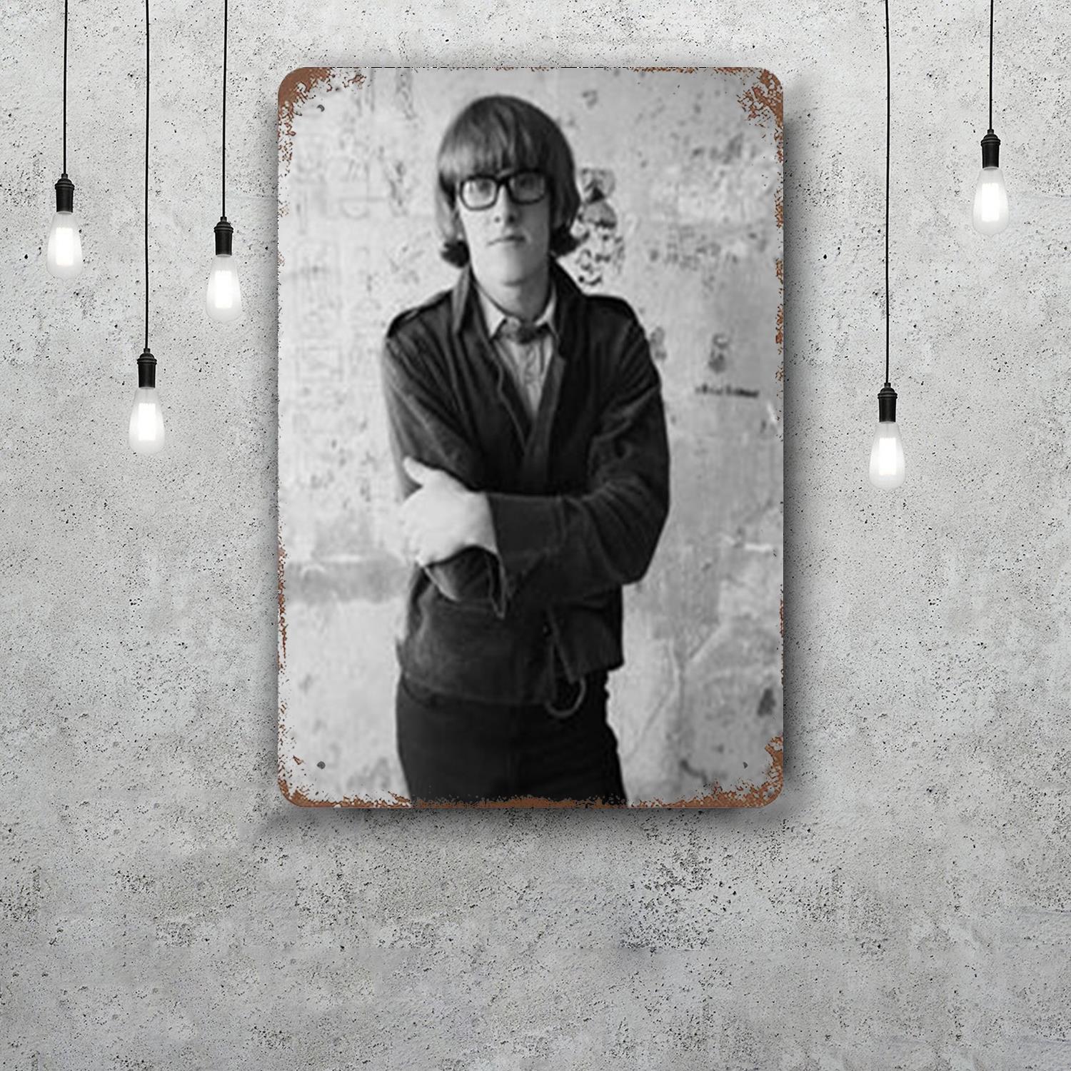 

Paul Kantner Decor Vintage Metal Signs Tin Signs Captain Poster Decor for Bar Pub Club Man Cave Wall Decoration 20x30cm（7.8x11.8inch）