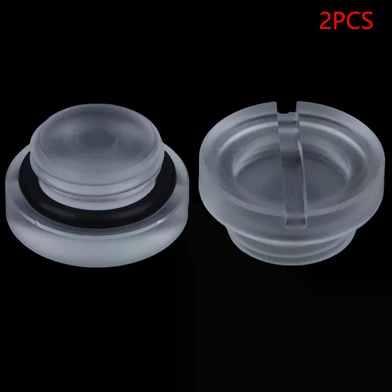 Acrylic flat plug G1/4 2 thread flat groove water tank plug Transparent water plug