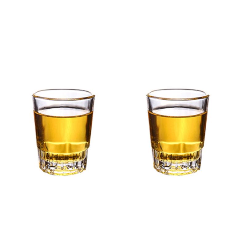 71ml/80ml/90ml Luxury Thick Bottomed Wine Glasses Small Capacity Whiskey Brandy Glasses Party Cocktail Glass Elegant Glassware