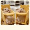 Bear Shape Mini Pet Dining Seat Mini Mini Pet Chair New Small Pet Seat  Small Rat Cage